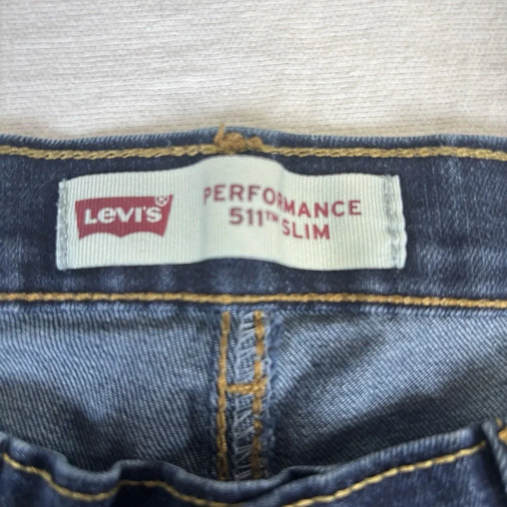 Levi's 511 Slim Performance Slim Youth‎ Boy's Jeans Size 16 Regular, 28x28